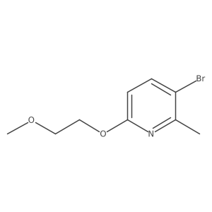 3-Bromo-6-(2-methoxyethoxy)-2-methylpyridine Structure