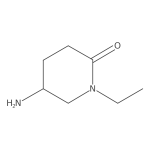 5-Amino-1-ethylpiperidin-2-one Structure
