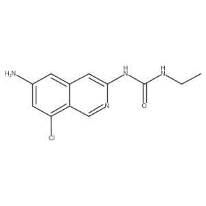 1-(6-Amino-8-chloroisoquinolin-3-yl)-3-ethylurea Structure