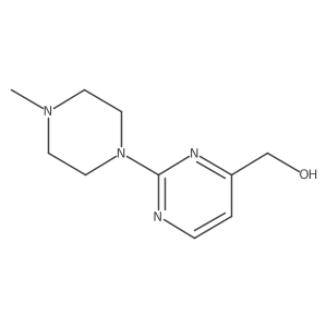 (2-(4-Methylpiperazin-1-yl)pyrimidin-4-yl)methanol结构式