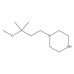 1-(3-Methoxy-3-methylbutyl)piperazine Structure