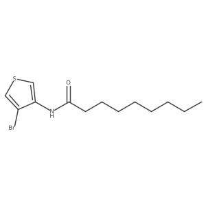 N-(4-Bromo-3-thienyl)nonanamide结构式