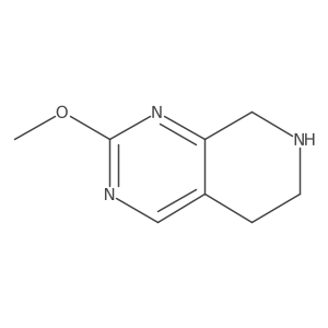 2-Methoxy-5,6,7,8-tetrahydropyrido[3,4-d]pyrimidine Structure