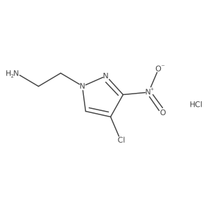 2-(4-chloro-3-nitro-1H-pyrazol-1-yl)ethanamine Structure
