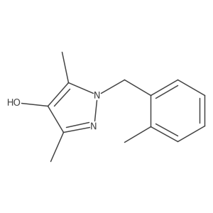 3,5-Dimethyl-1-(2-methylbenzyl)-1H-pyrazol-4-ol Structure