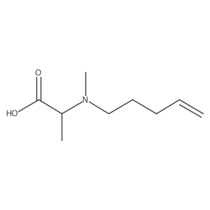 N-Methyl-N-(pent-4-en-1-yl)-L-alanine结构式