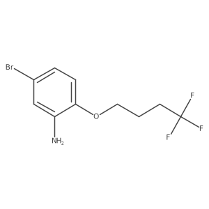 5-Bromo-2-(4,4,4-trifluorobutoxy)aniline Structure