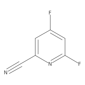 4,6-Difluoropicolinonitrile Structure