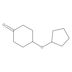 4-(Cyclopentyloxy)cyclohexan-1-one结构式