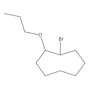 1-Bromo-2-propoxycyclooctane Structure
