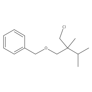 {[2-(Chloromethyl)-2,3-dimethylbutoxy]methyl}benzene Structure