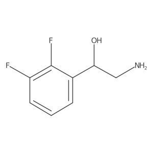 (1S)-2-Amino-1-(2,3-difluorophenyl)ethan-1-ol Structure