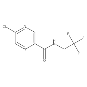 5-Chloro-pyrazine-2-carboxylic acid (2,2,2-trifluoro-ethyl)-amide Structure