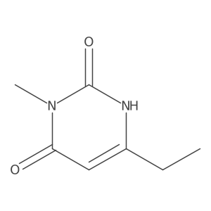 6-Ethyl-3-methyl-1,2,3,4-tetrahydropyrimidine-2,4-dione结构式