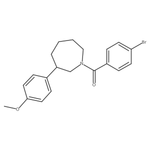 (4-Bromophenyl)(3-(4-methoxyphenyl)azepan-1-yl)methanone Structure