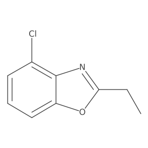 4-Chloro-2-ethylbenzo[d]oxazole结构式