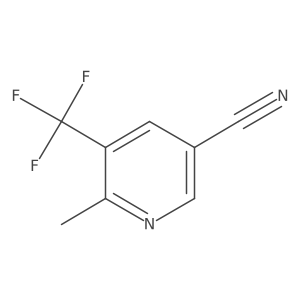 6-Methyl-5-(trifluoromethyl)nicotinonitrile Structure