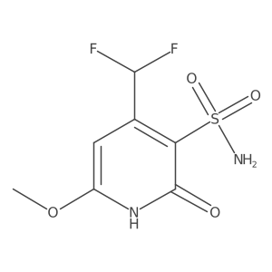 4-(Difluoromethyl)-2-hydroxy-6-methoxypyridine-3-sulfonamide结构式