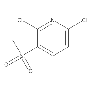 2,6-Dichloro-3-(methylsulfonyl)pyridine结构式