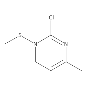 2-Chloro-4-methyl-1-(methylthio)-1,6-dihydropyrimidine Structure