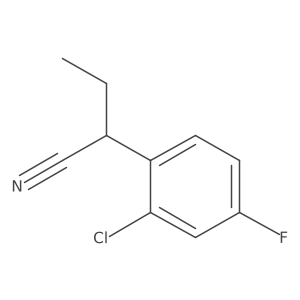 2-(2-Chloro-4-fluorophenyl)butanenitrile Structure
