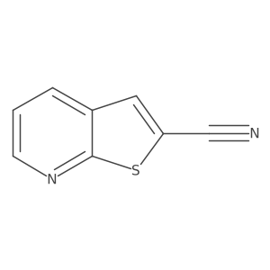 Thieno[2,3-b]pyridine-2-carbonitrile结构式
