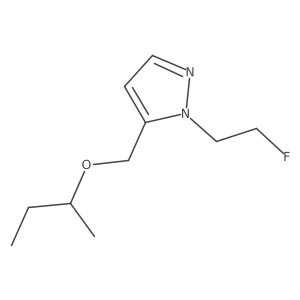 5-(sec-butoxymethyl)-1-(2-fluoroethyl)-1H-pyrazole Structure