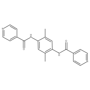 N,N'-(2,5-Dimethyl-1,4-phenylene)diisonicotinamide Structure
