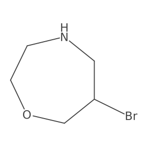 6-Bromo-1,4-oxazepane结构式