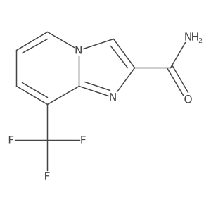 8-(Trifluoromethyl)imidazo[1,2-a]pyridine-2-carboxamide Structure