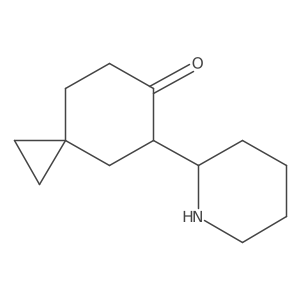 5-(Piperidin-2-yl)spiro[2.5]octan-6-one Structure