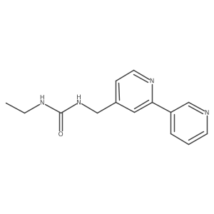 1-([2,3'-Bipyridin]-4-ylmethyl)-3-ethylurea Structure