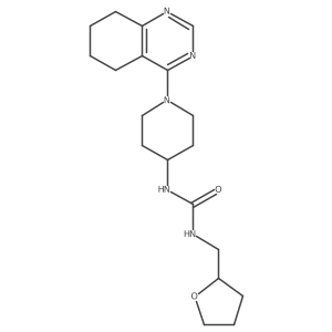 1-((Tetrahydrofuran-2-yl)methyl)-3-(1-(5,6,7,8-tetrahydroquinazolin-4-yl)piperidin-4-yl)urea Structure