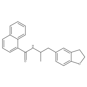 N-(1-(2,3-dihydrobenzofuran-5-yl)propan-2-yl)-1-naphthamide Structure