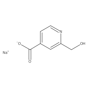 Sodium 2-(hydroxymethyl)isonicotinate结构式