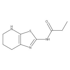 N-{4H,5H,6H,7H-[1,3]thiazolo[5,4-b]pyridin-2-yl}propanamide Structure