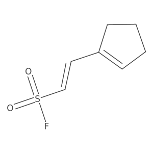 (E)-2-(cyclopent-1-en-1-yl)ethene-1-sulfonyl fluoride结构式