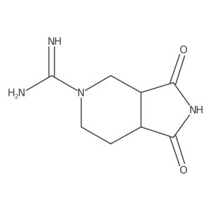 1,3-dioxooctahydro-5H-pyrrolo[3,4-c]pyridine-5-carboximidamide Structure
