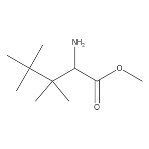 Methyl 2-amino-3,3,4,4-tetramethylpentanoate Structure
