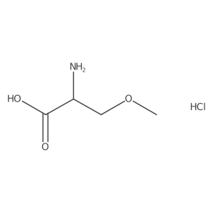 2-Amino-3-methoxypropanoic acid hydrochloride结构式