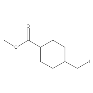 Methyl trans-4-(iodomethyl)cyclohexane-1-carboxylate Structure
