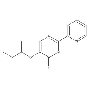 5-(Butan-2-yloxy)-2-(pyridin-2-yl)-1,4-dihydropyrimidin-4-one Structure