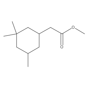 Methyl 2-(3,3,5-trimethylcyclohexyl)acetate结构式