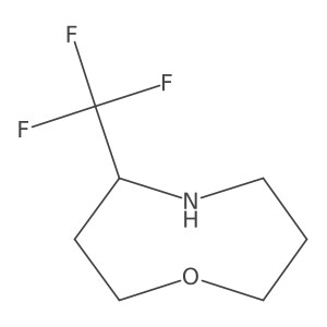 4-(Trifluoromethyl)-1,5-oxazocane结构式