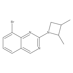 8-Bromo-2-(2,3-dimethylazetidin-1-yl)quinazoline Structure