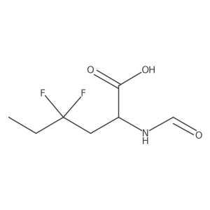4,4-Difluoro-2-formamidohexanoic acid Structure