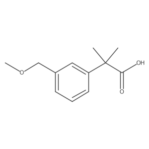 2-[3-(Methoxymethyl)phenyl]-2-methylpropanoic acid结构式