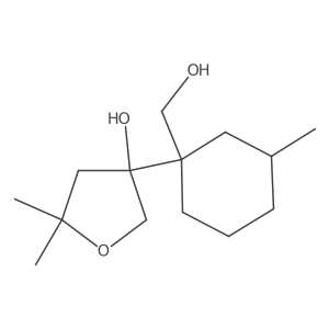 3-[1-(Hydroxymethyl)-3-methylcyclohexyl]-5,5-dimethyloxolan-3-ol Structure