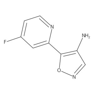 5-(4-Fluoropyridin-2-yl)-1,2-oxazol-4-amine Structure