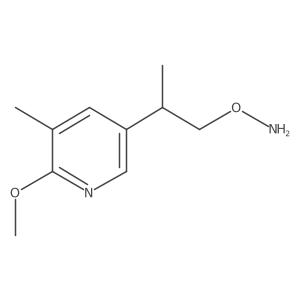 O-[2-(6-methoxy-5-methylpyridin-3-yl)propyl]hydroxylamine Structure